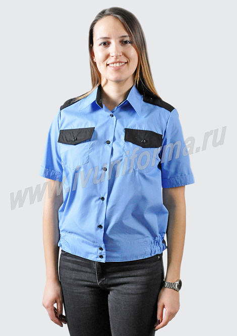 Рубашка охранника кор. рукав женская