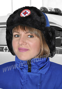 Шапка-ушанка унисекс арт. ГУ-12-336-ГР